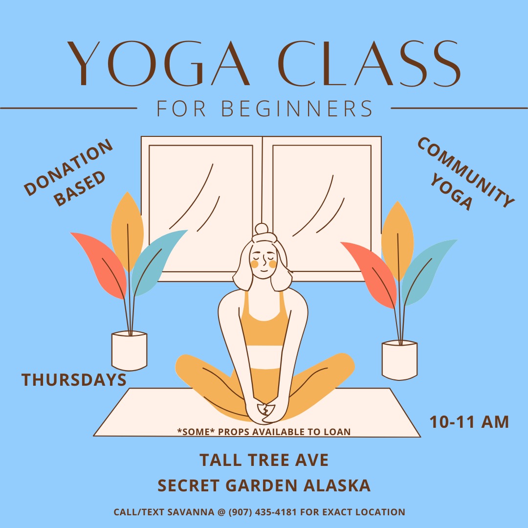 Yoga Classes at the Yurt: Donation Based!
